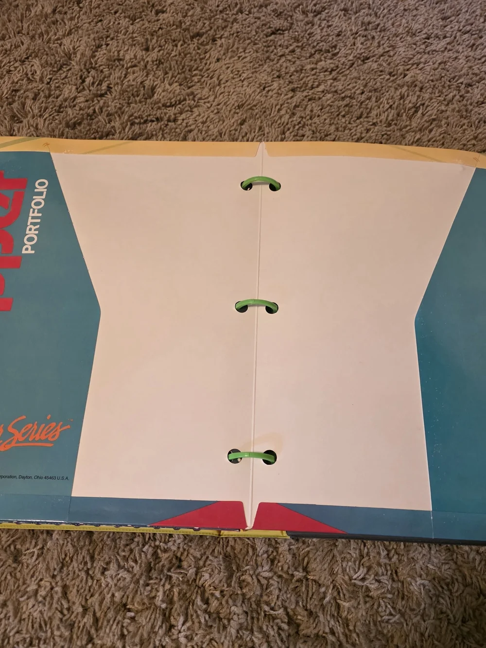 Trapper Keeper Designer Series Binder with Bright Geometric Print